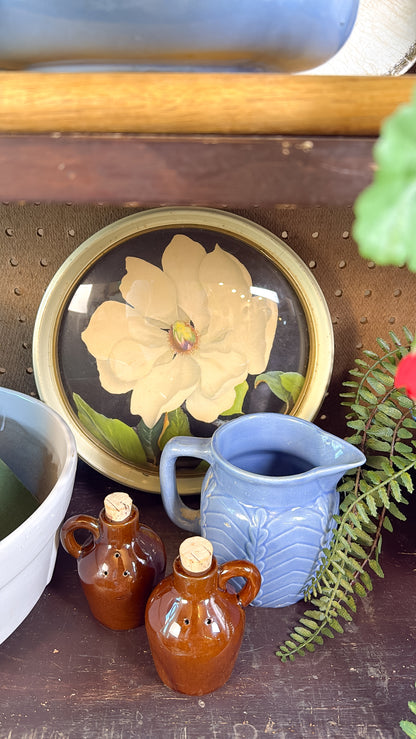 Vintage Round Flower Print