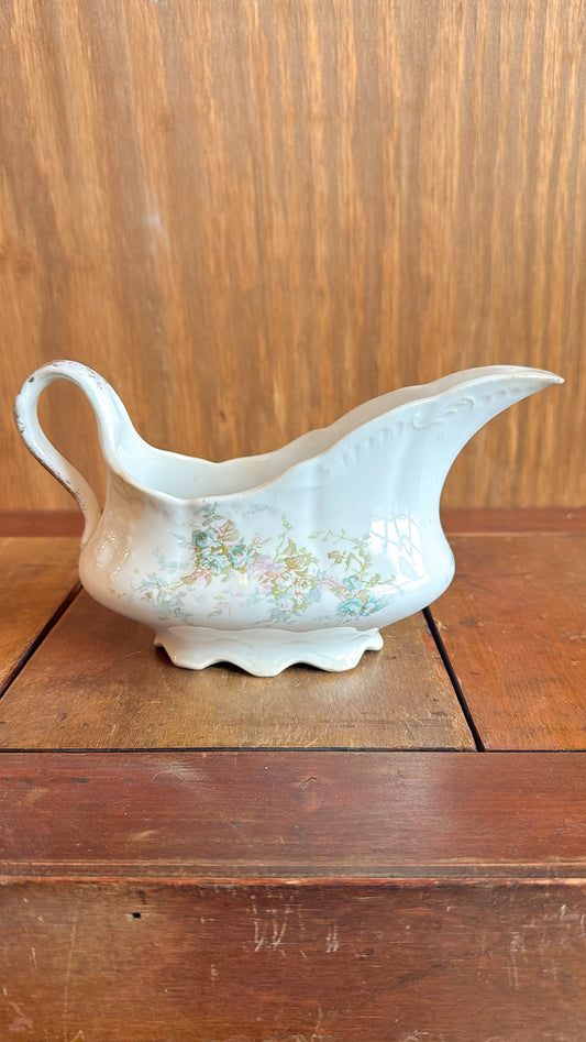 Ironstone Floral Creamer