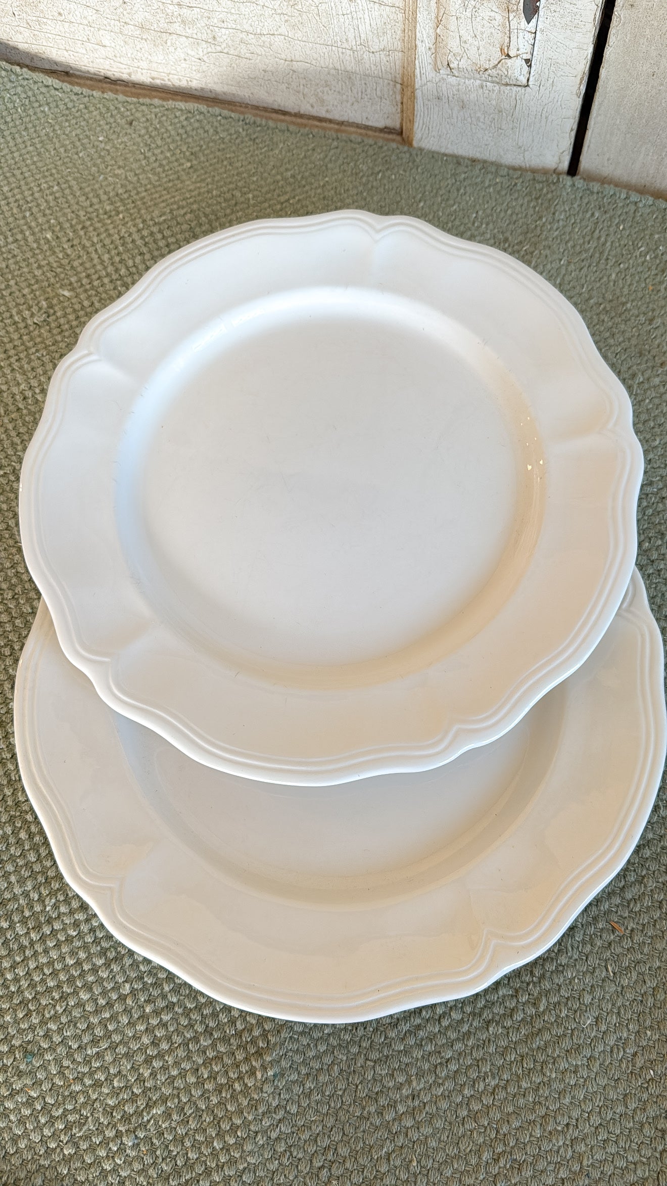 Set of 2 Ironstone Plates
