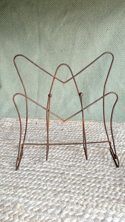 Vintage Metal Plate Holder