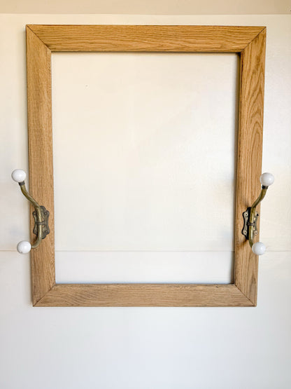Old Wooden Frame w/ Hooks