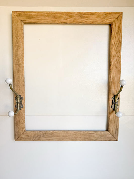 Old Wooden Frame w/ Hooks