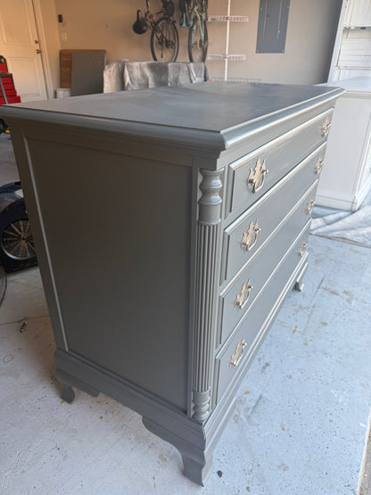 4-Drawer Dark Olive Dresser/Buffet