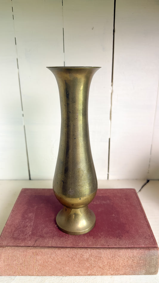 8" Brass Vase