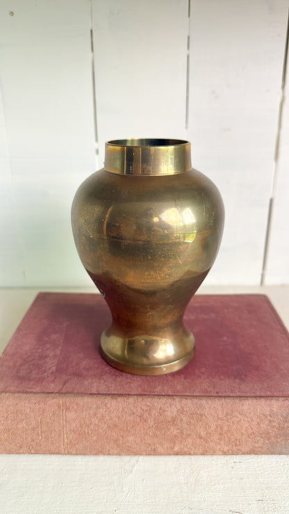 5.75" Brass Vase