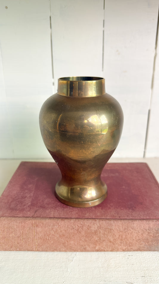 5.75" Brass Vase
