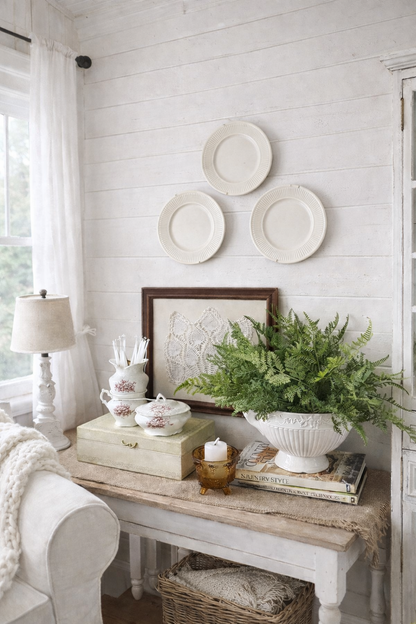 Rust Color Ironstone Vase