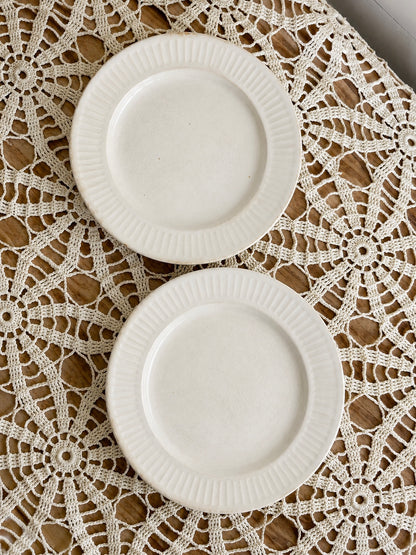 7” Pair of Apollo Ironstone Plates