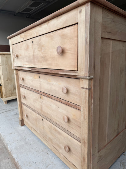 Bleached 4-Drawer Dresser