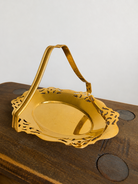 Gold Trinket Handled Holder