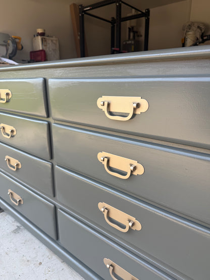 Dark Olive 8-Drawer Dresser