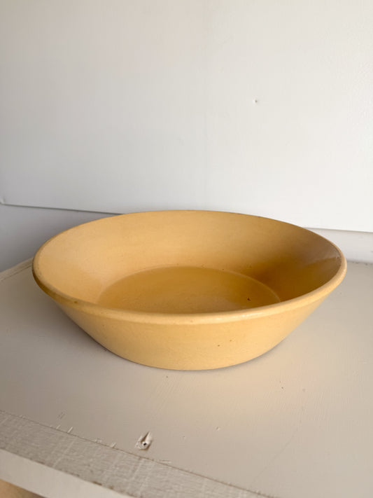 Yellow Pottery Bowl