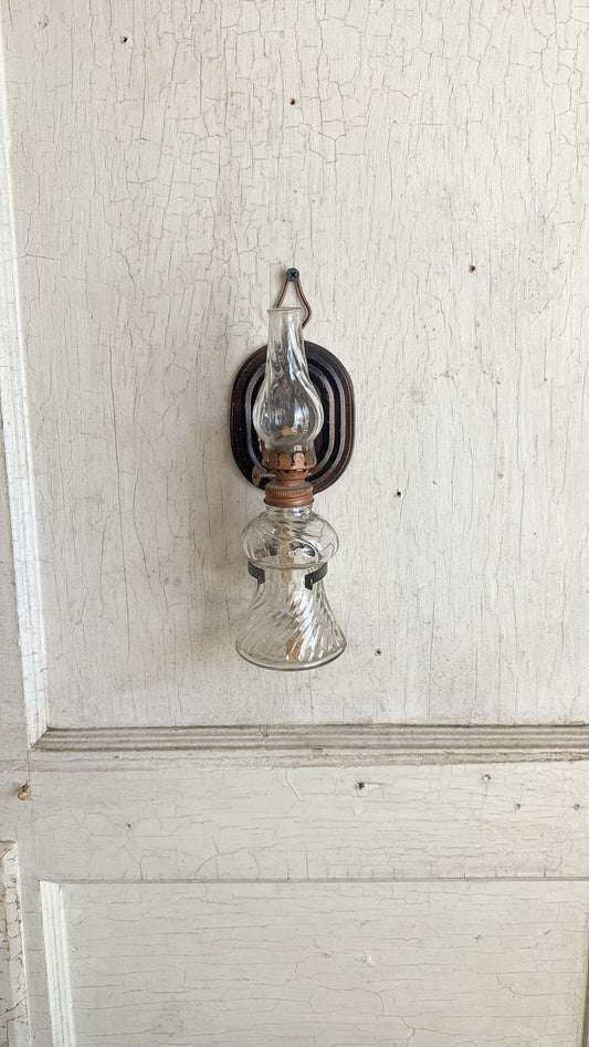 Small Wall Hanging Copper Oil Lamp