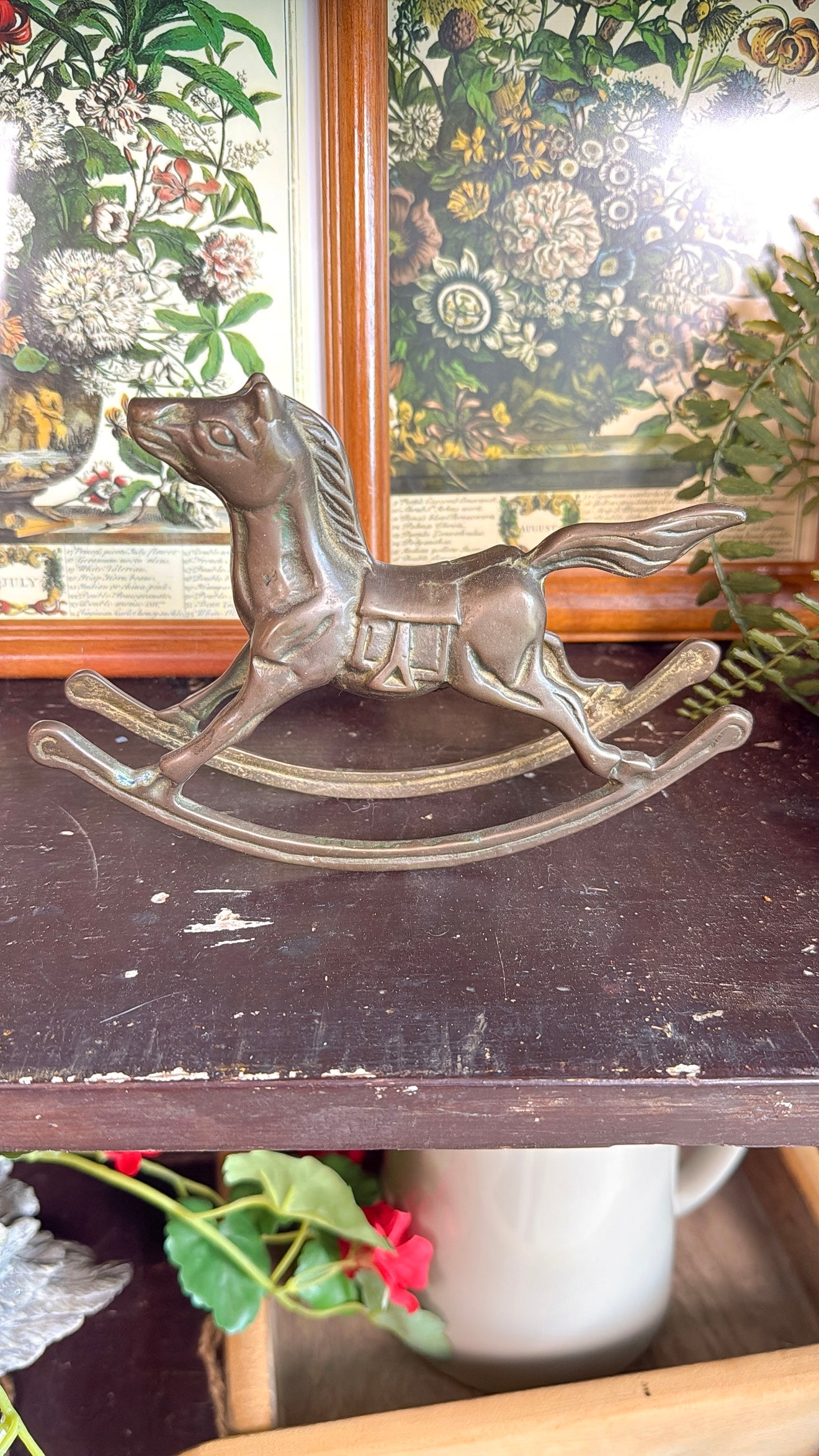Brass Rocking Horse