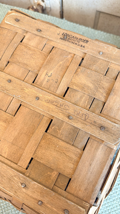 Square Longaberger Basket