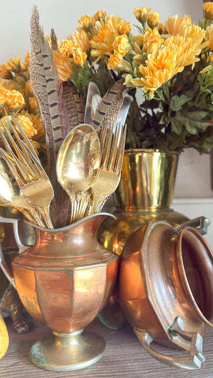12pc. Antique Gold Silverware
