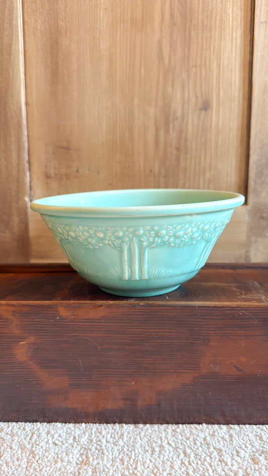 Vtg. Blue Laughlin Mixing Bowl