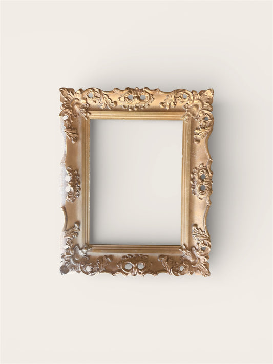 Vintage Wooden Gold Frame