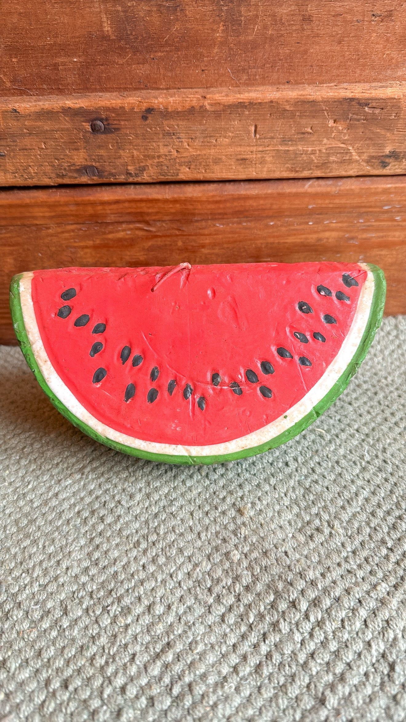 Vintage Large Watermelon Candle
