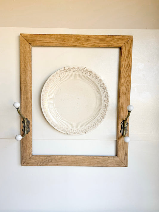 Old Wooden Frame w/ Hooks