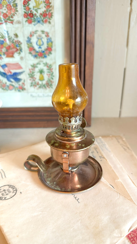 Mini Copper Oil Lamp