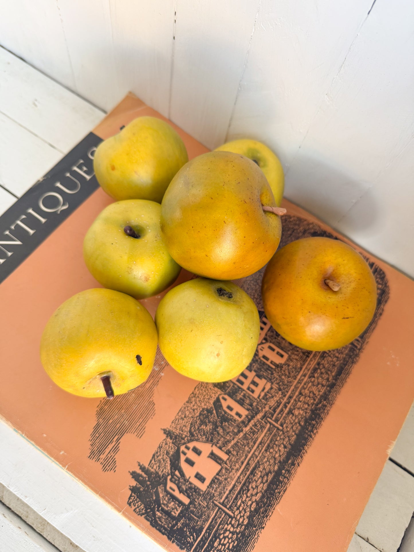 Set of 7 Faux Apples