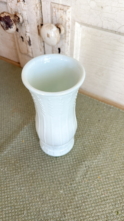 Milk Glass Flower Vase