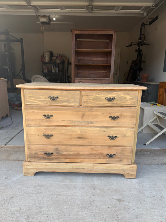 Bleached 5-Drawer Dresser