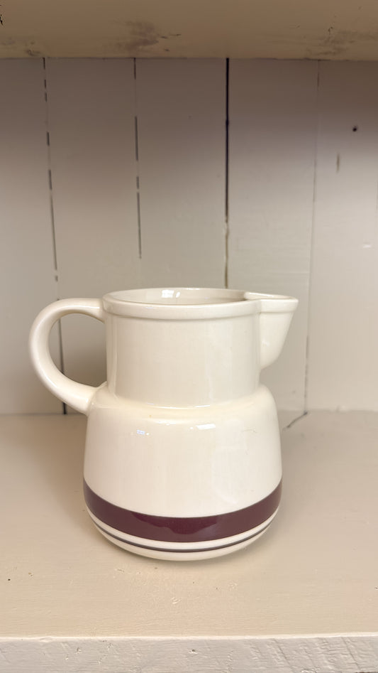 McCoy Brown Striped Pitcher