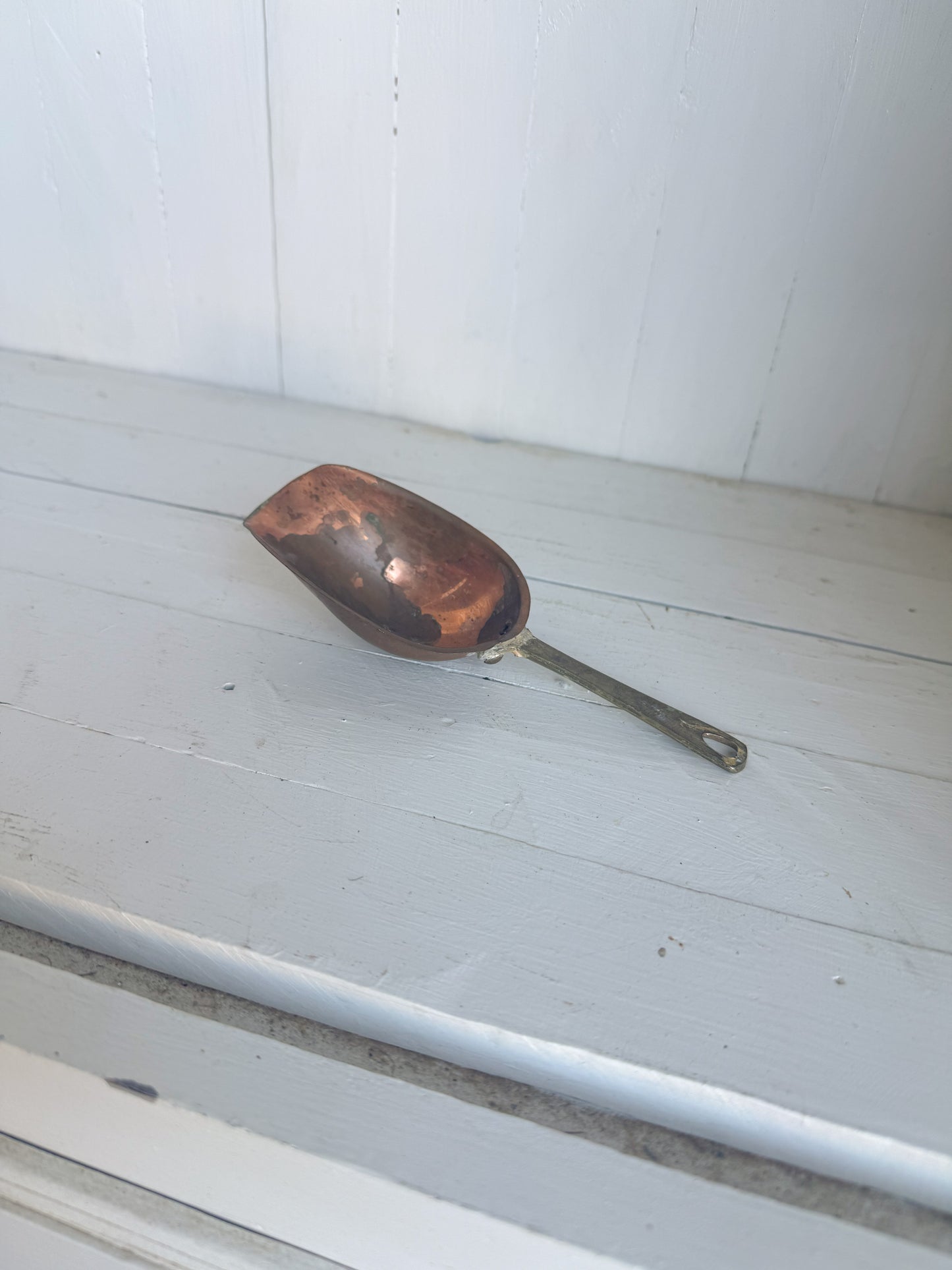 Vtg. Copper Scoop