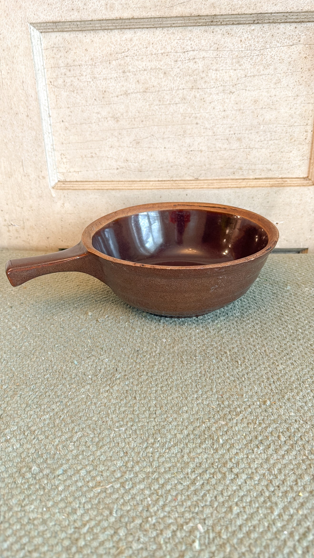 Hull Pottery Handled Stoneware Pot