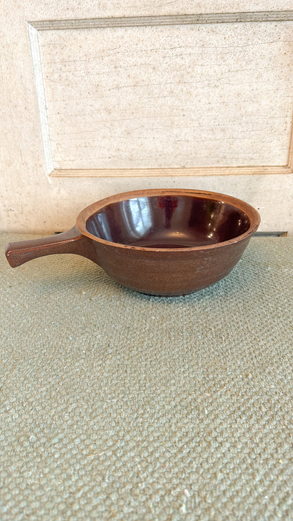 Hull Pottery Handled Stoneware Pot