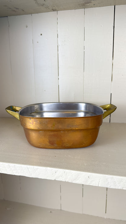 Vintage Copperware Dish