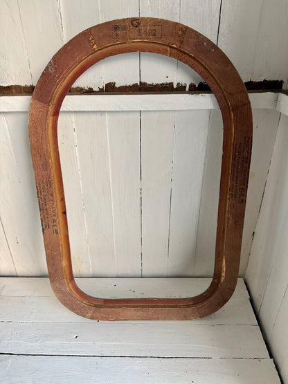 Old Wooden Oval Top Frame