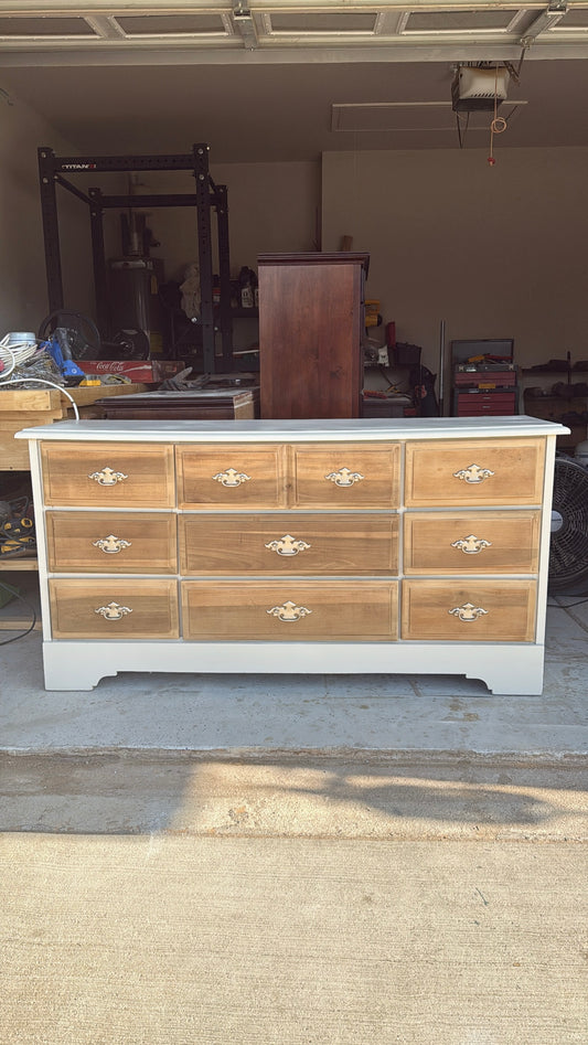 Bleach & Taupe Dresser