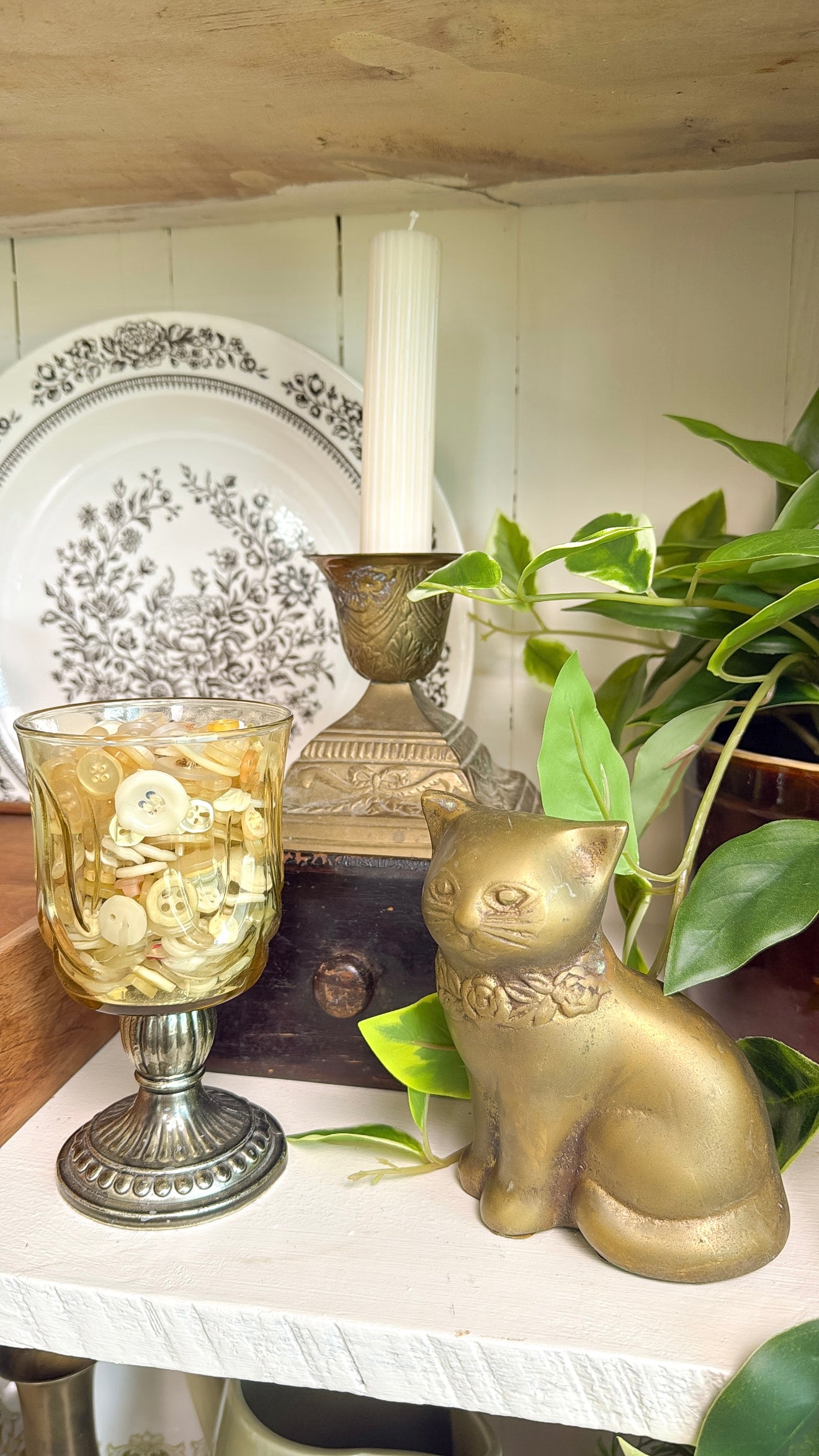 4.75" Tall Brass Candlestick
