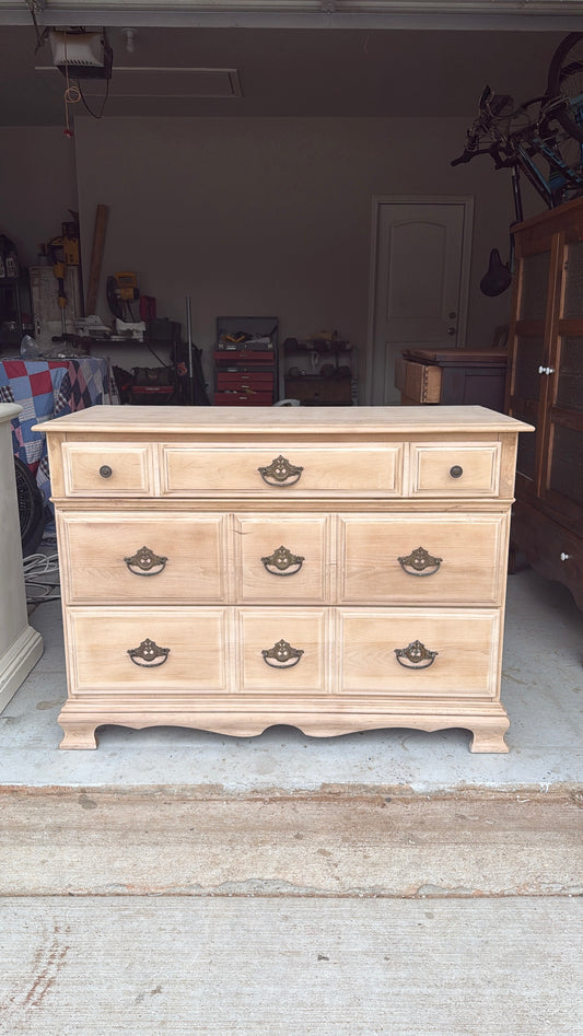Bleached 3-Drawer Dresser