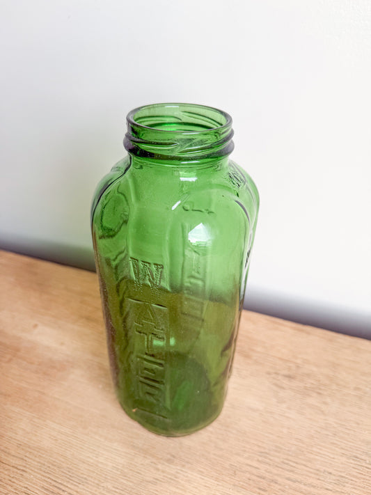 Vintage Green Water Jar