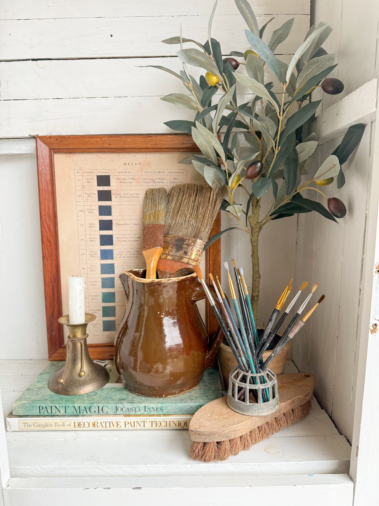 11x14 Vtg. Nature Blue Print