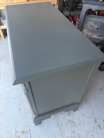 4-Drawer Dark Olive Dresser/Buffet