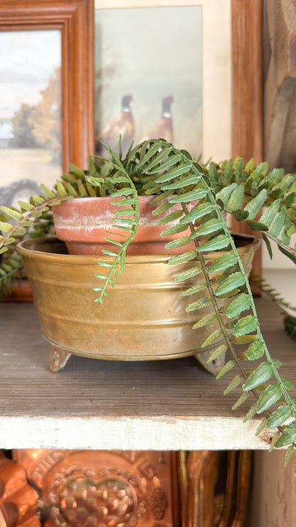 Brass Bowl Riser w/ Ornate Legs