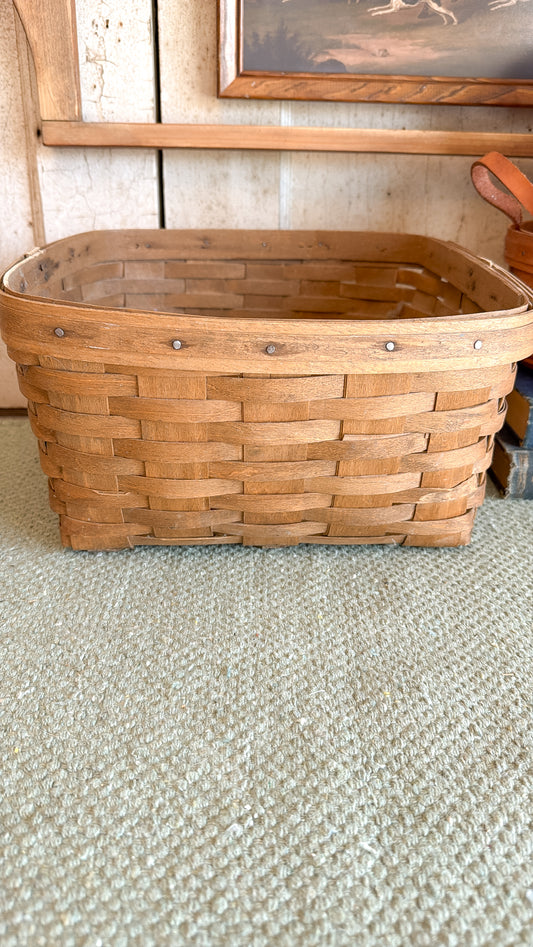 Square Longaberger Basket