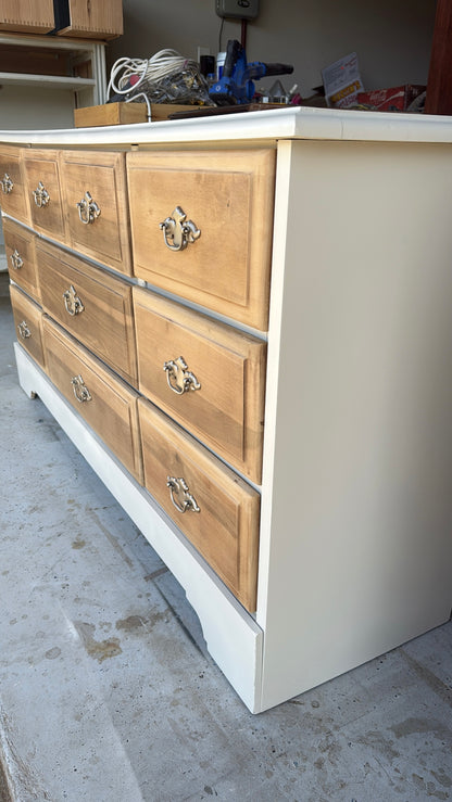 Bleach & Taupe Dresser