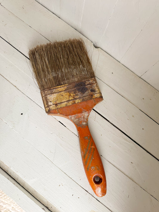 4” Wide Old Paintbrush