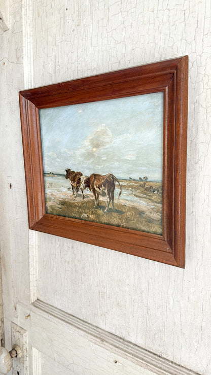 Vintage Cow Print