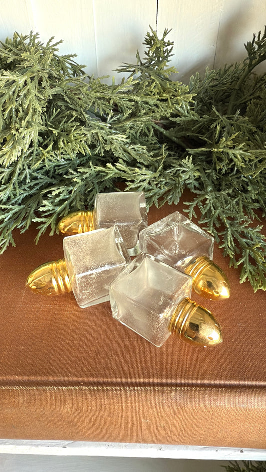 Set of 4 Mini Gold S&P Shakers