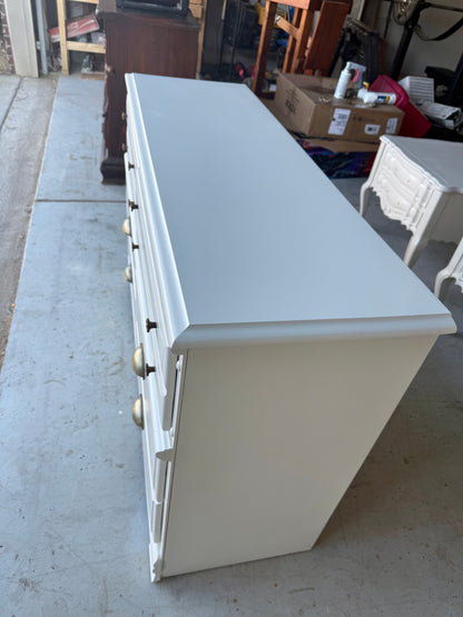 Cream 6-Drawer Dresser
