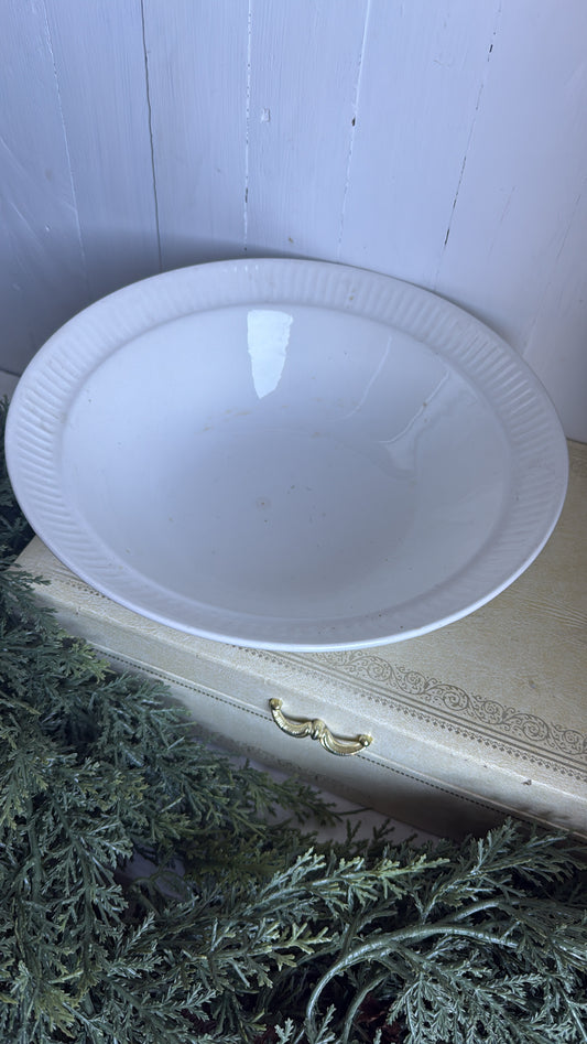 Large Ironstone Bowl