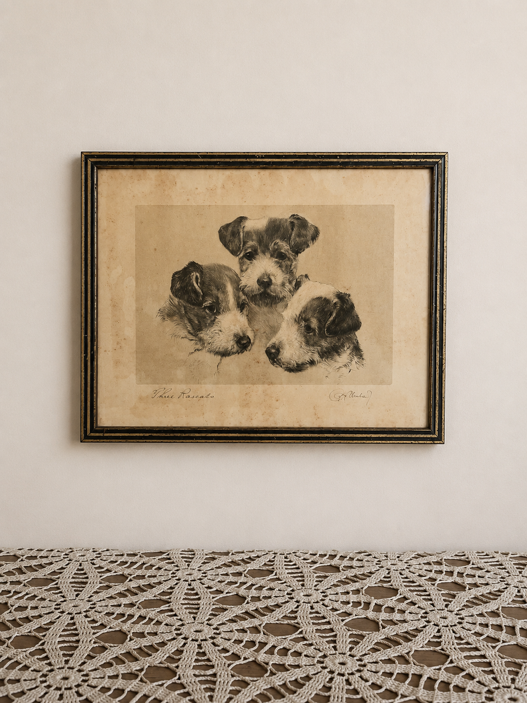 Vintage Puppies Picture