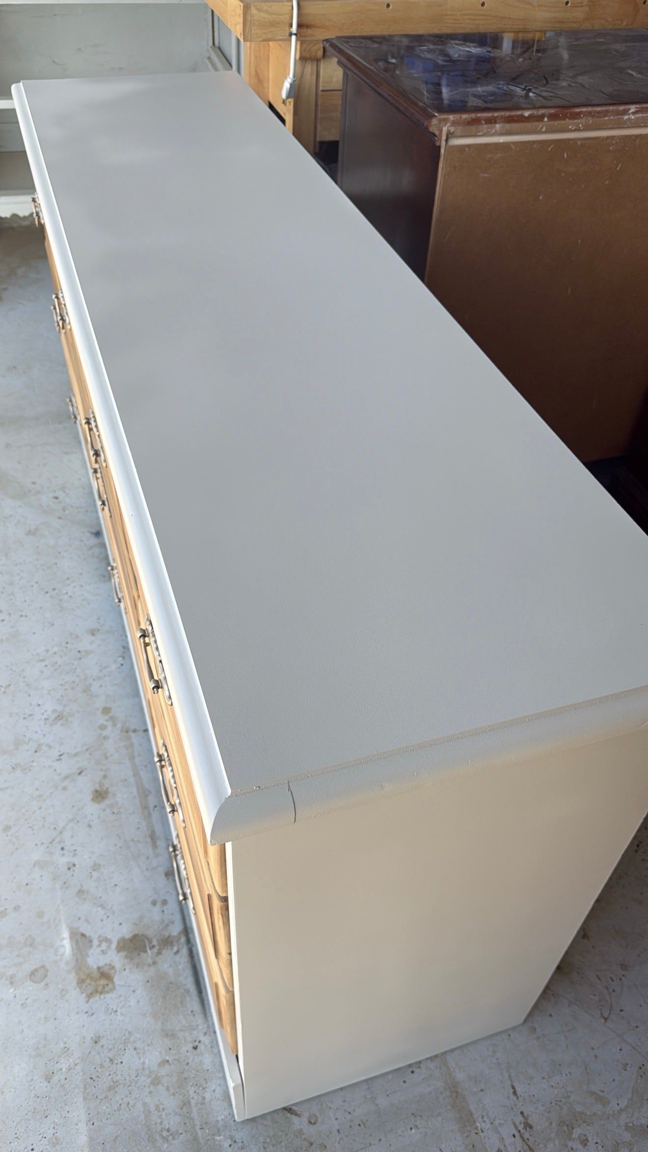 Bleach & Taupe Dresser
